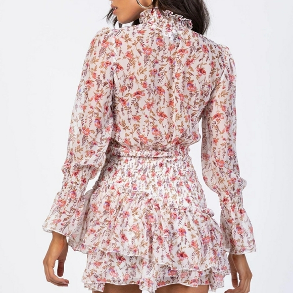 PRINCESS POLLY Guetta Mini Dress in White  - Picture 3 of 3